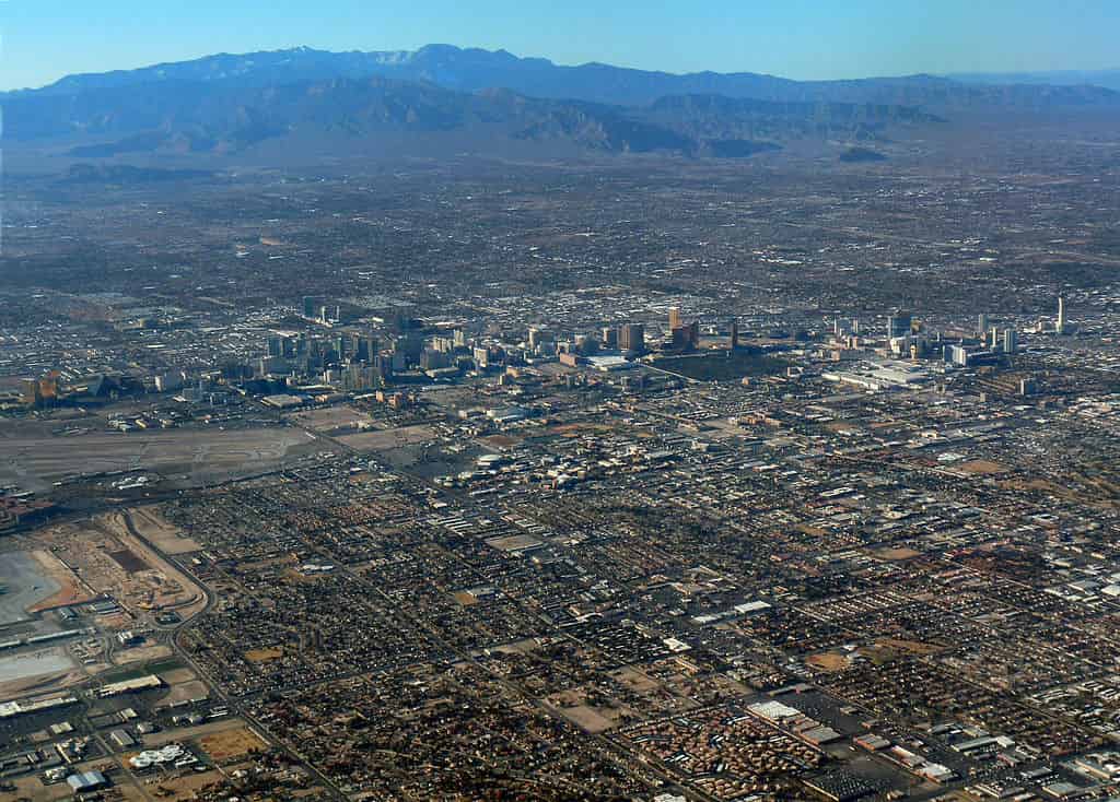 Las Vegasin ilmakuva
